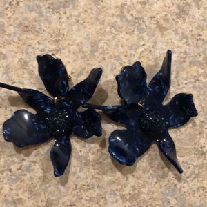 Lele Sadoughi CRYSTAL LILY EARRINGS